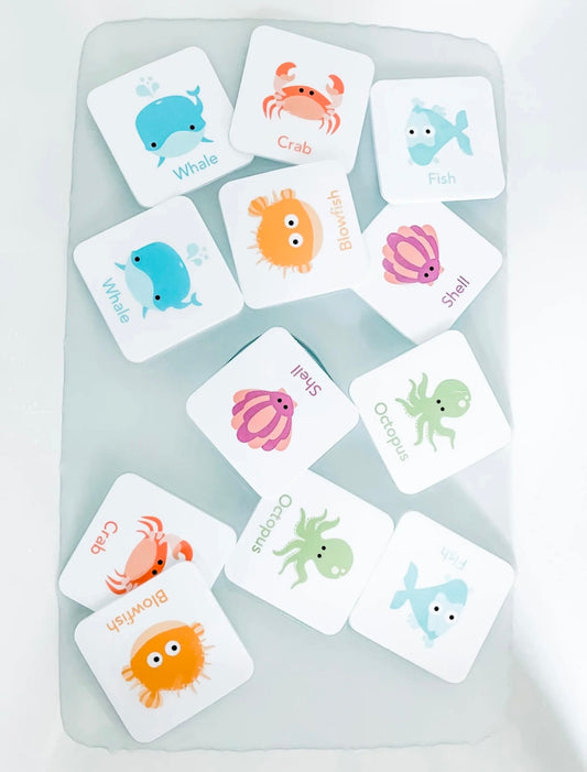 Early Learning Flash Card Sets – Shapes, Letters & Ocean Friends