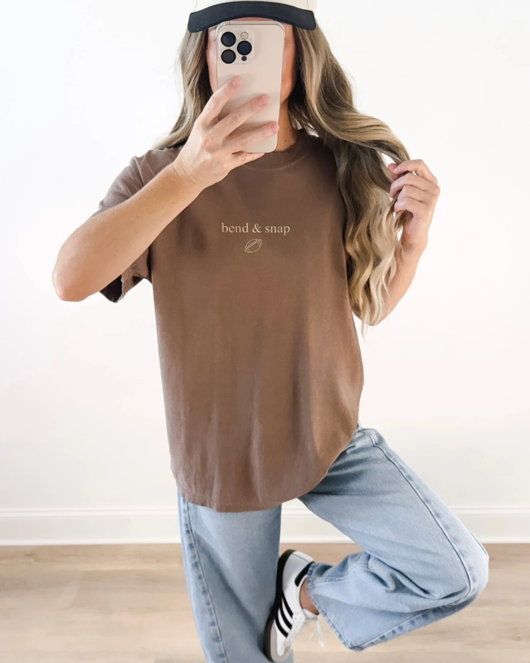 Bend and Snap Dainty Football Tee