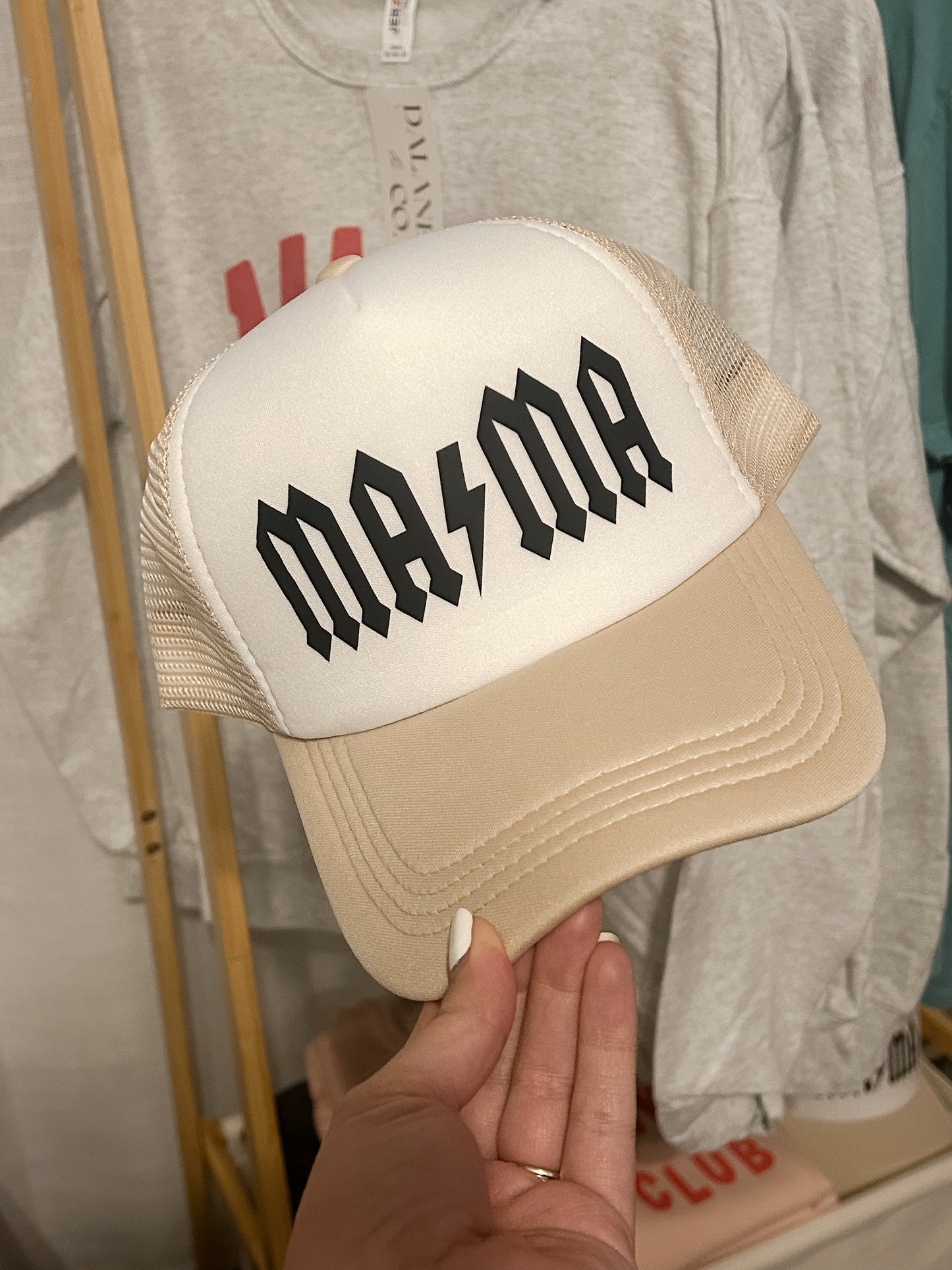 MAMA Lightning Bolt Trucker Hat