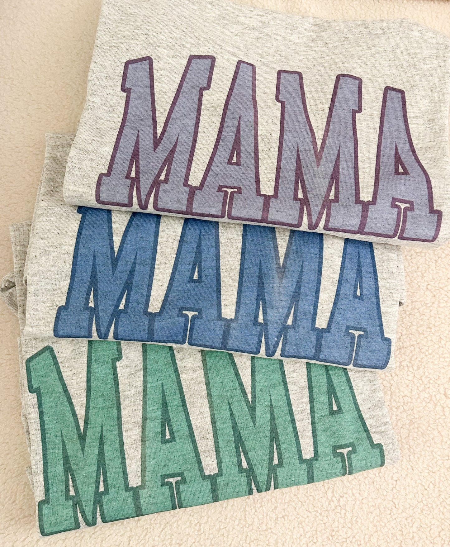 Classic Block Letter MAMA Tee - Sublimated