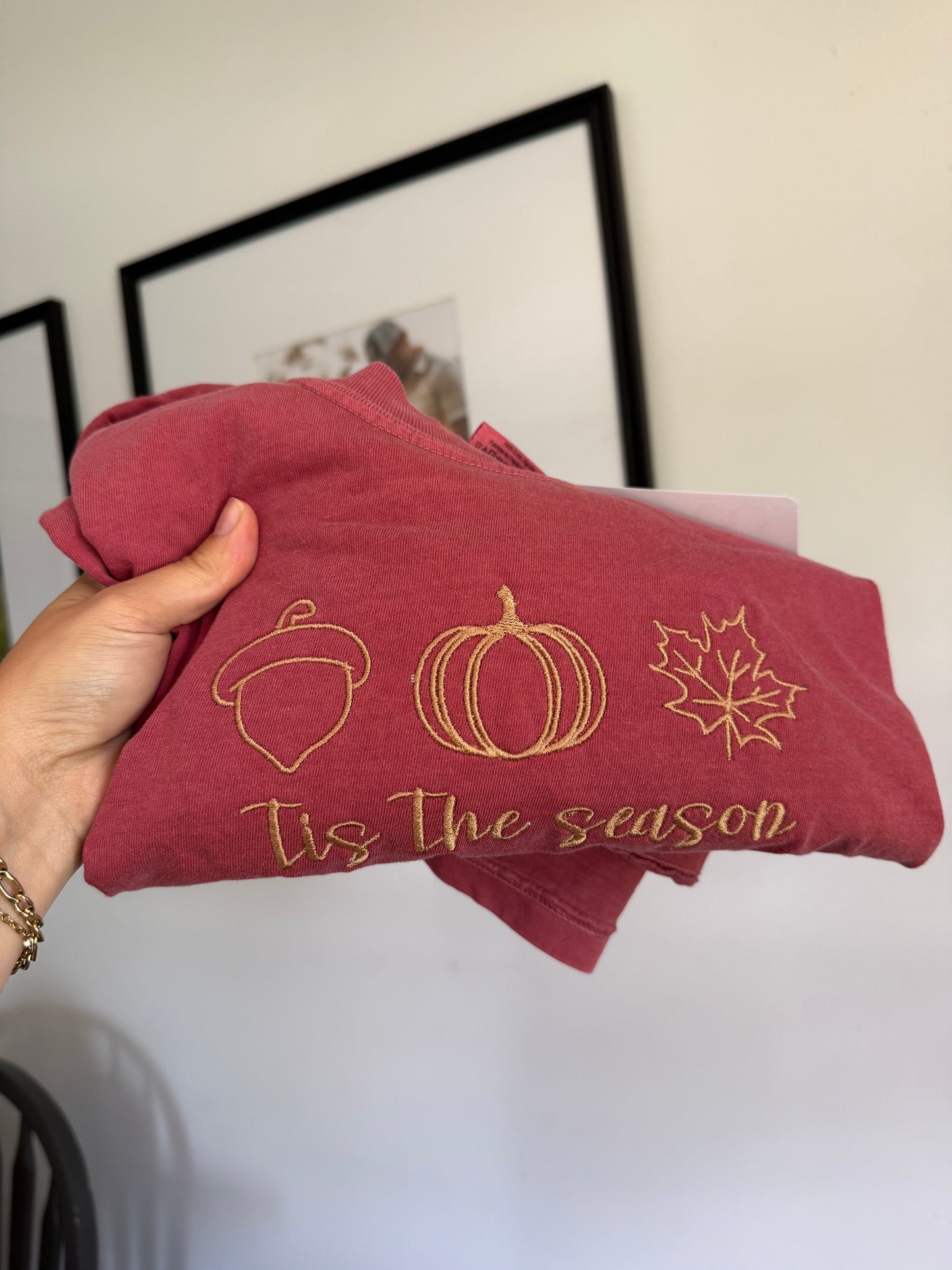 ’Tis the Season Embroidered Tee