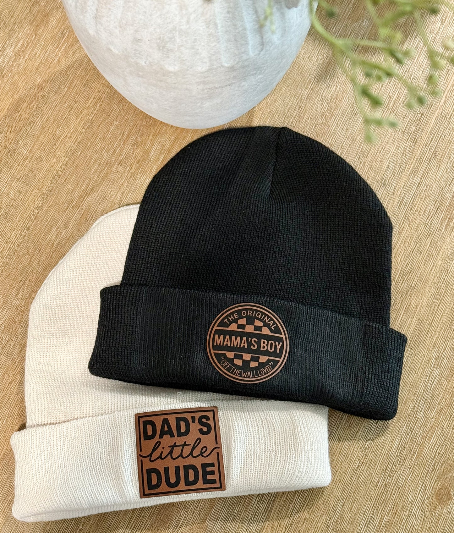 Mama’s Boy / Dad’s Little Dude Youth Beanie