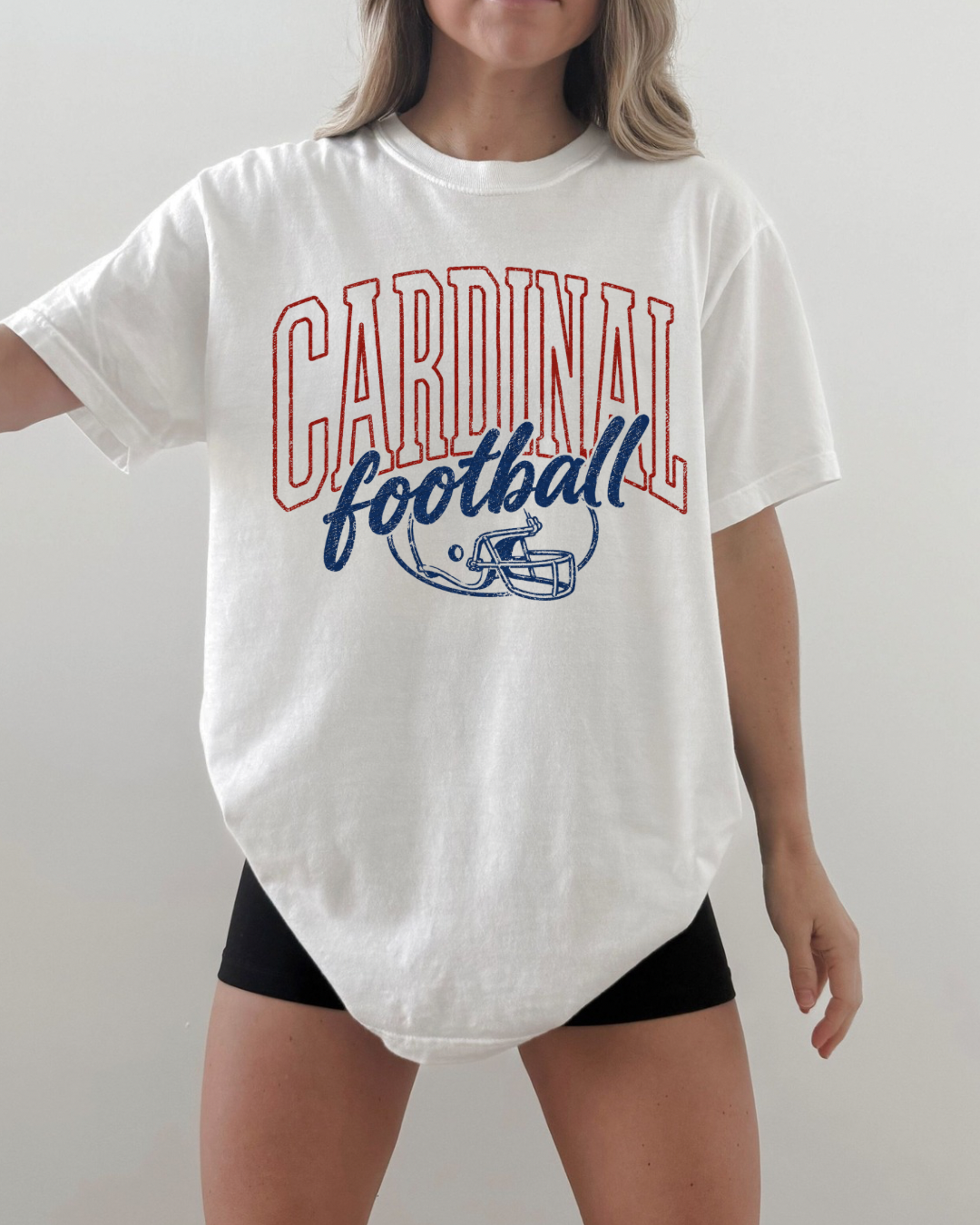 Varsity Cardinal Football Tee