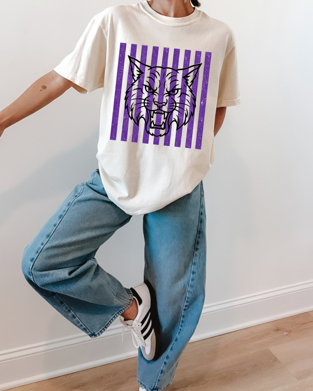 Lined Mascot Tee