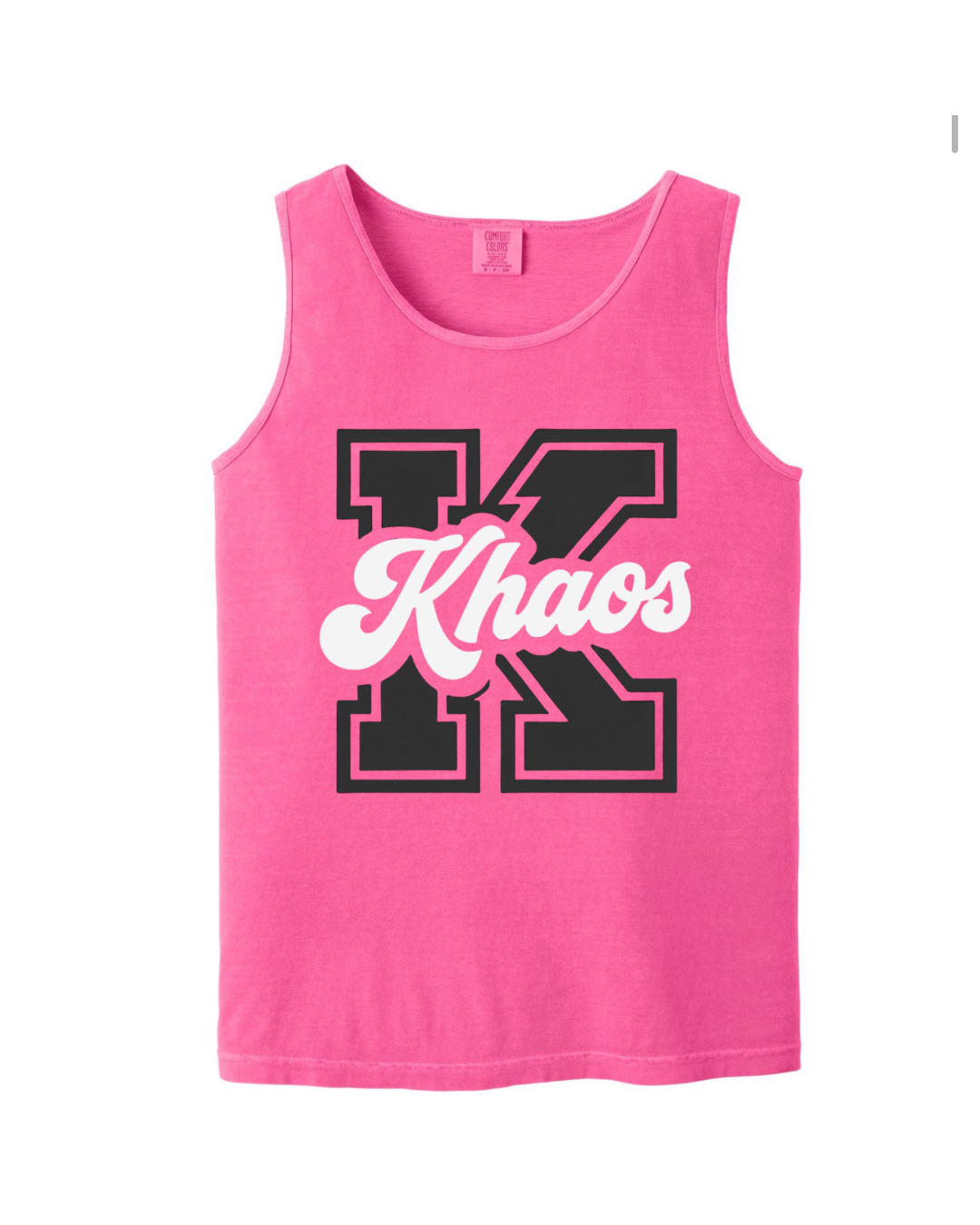 Varsity K Adult Comfort Color Tank