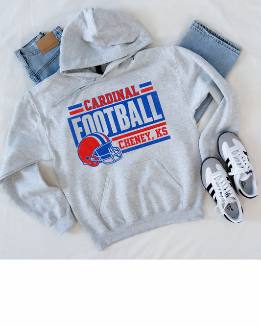 Cardinal Football Hoodie