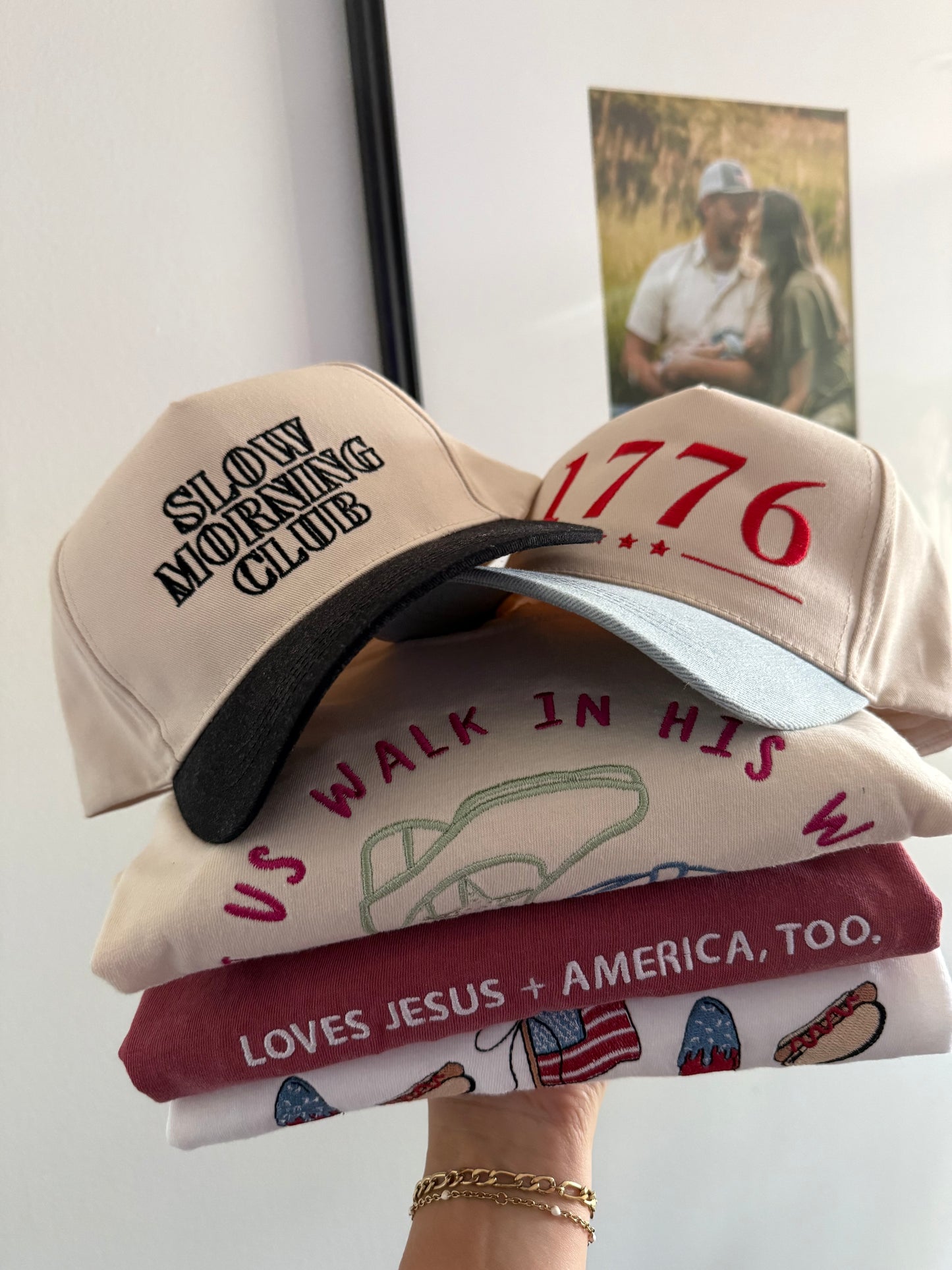 Loves Jesus + America Tee