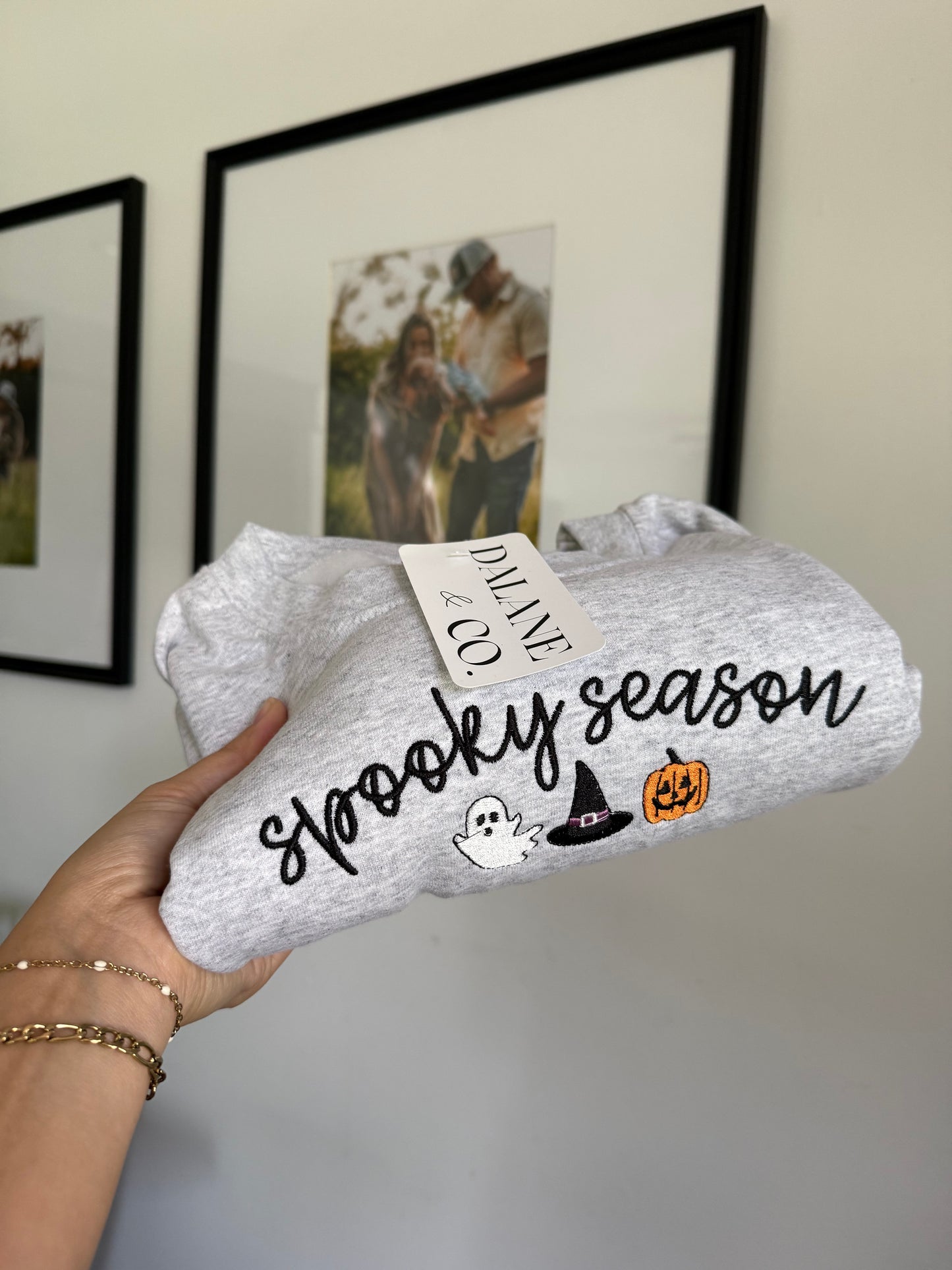 Spooky Season Embroidered Crewneck