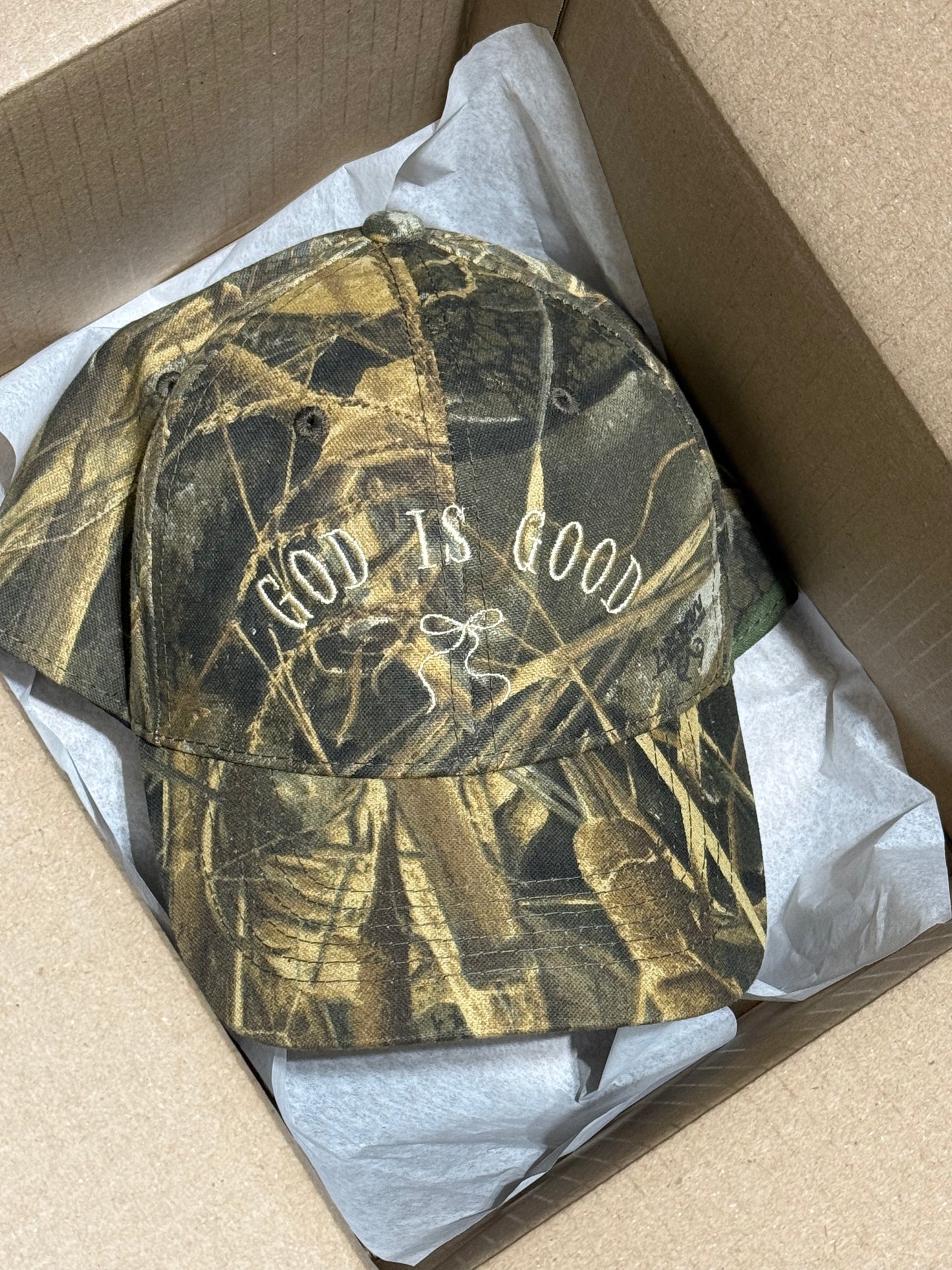 Camo God is Good Hat