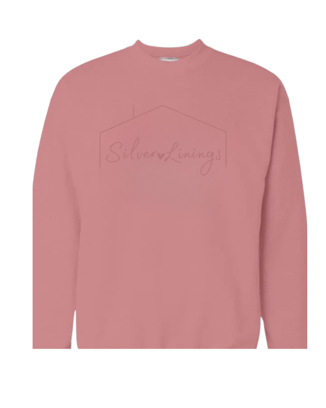 Silver Linings Logo Embroidered Crew