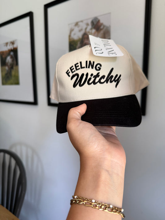 Feeling Witchy Embroidered Trucker Hat