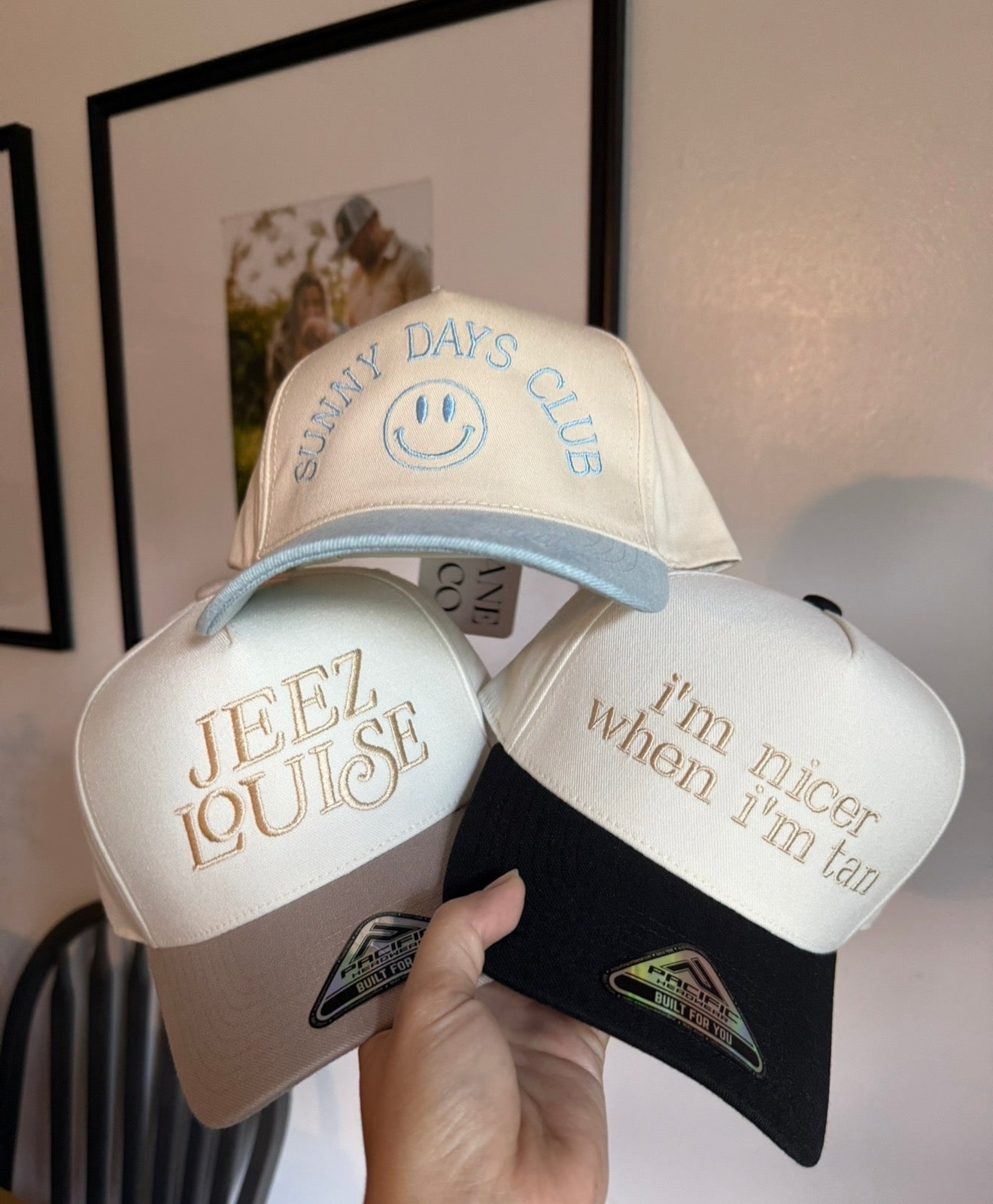 I’m Nicer When I’m Tan Embroidered Trucker Hat