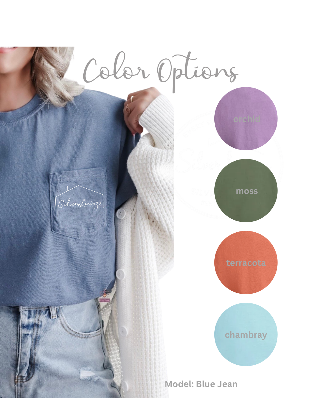 Silver Linings Pocket Tee