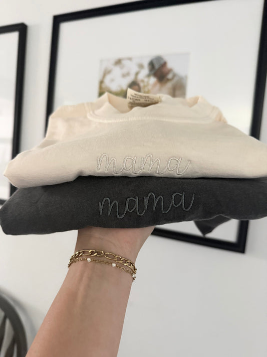 Dainty Embroidered Mama CC