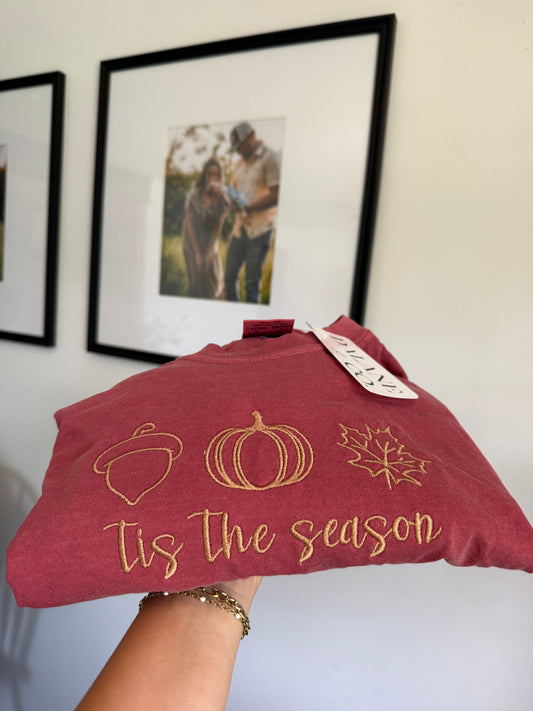 ’Tis the Season Embroidered Tee