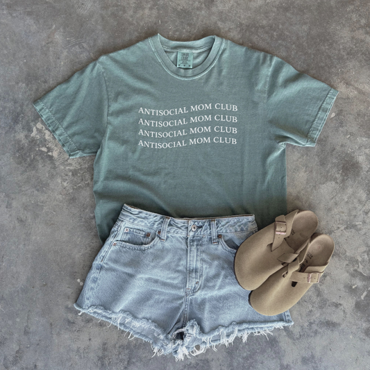 Antisocial Mom Club Tee
