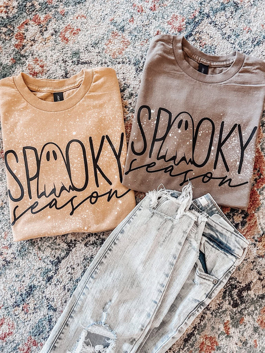 Spooky Season Tee – Bleached
