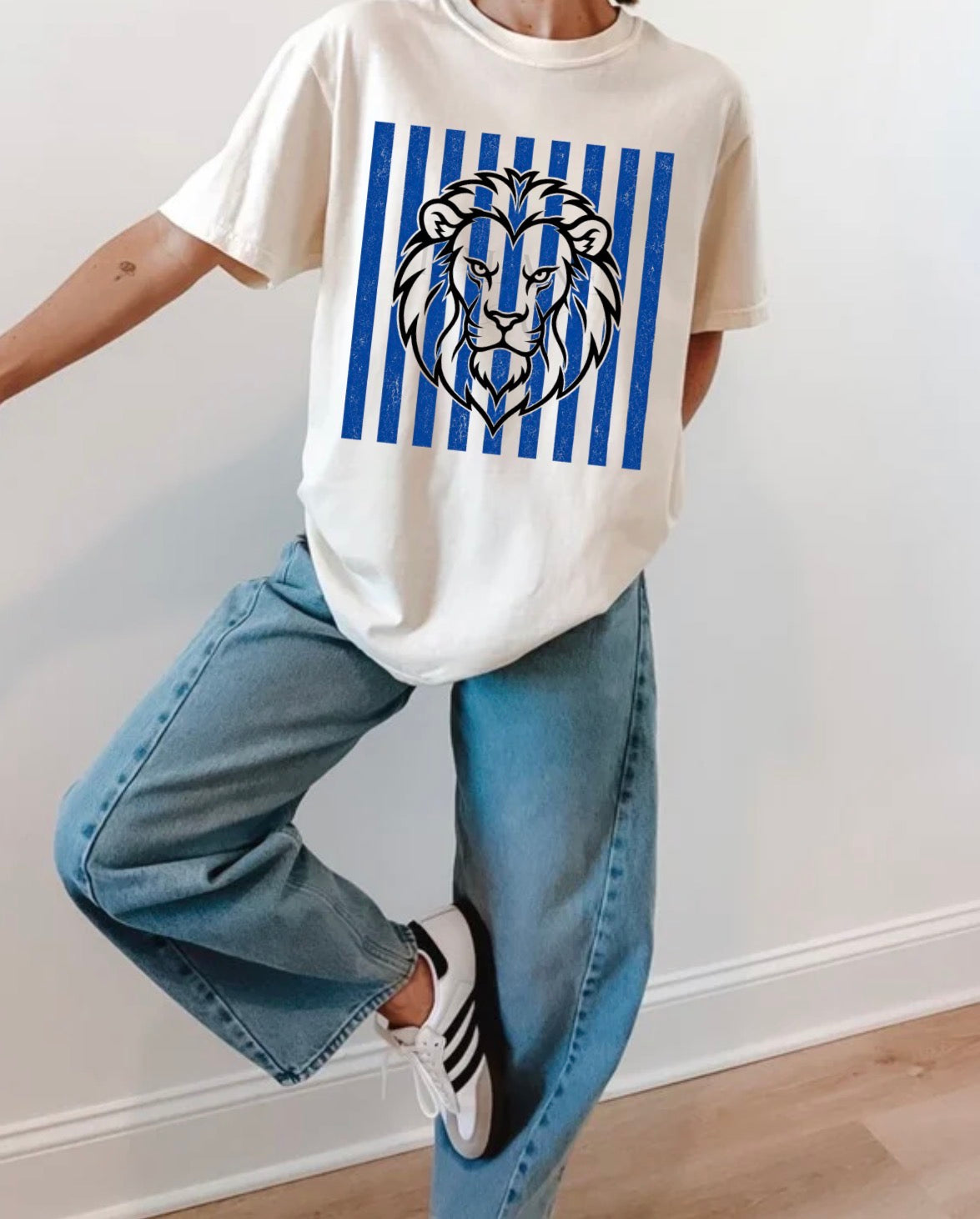 Lined Mascot Tee