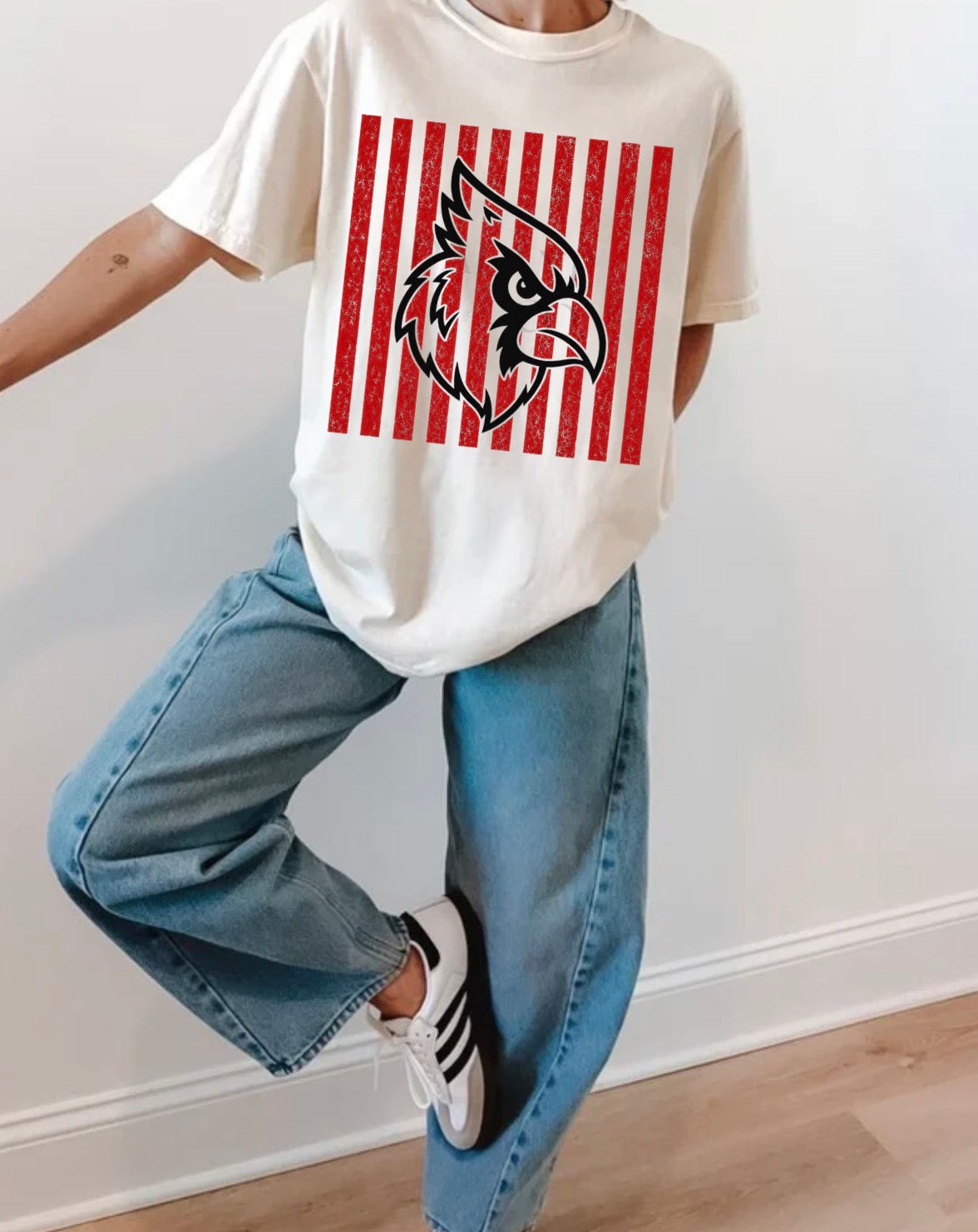 Lined Mascot Tee