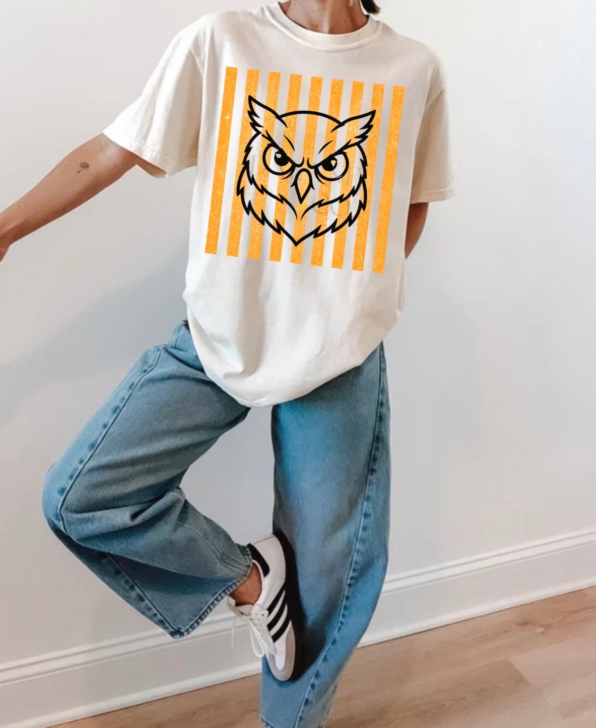 Lined Mascot Tee