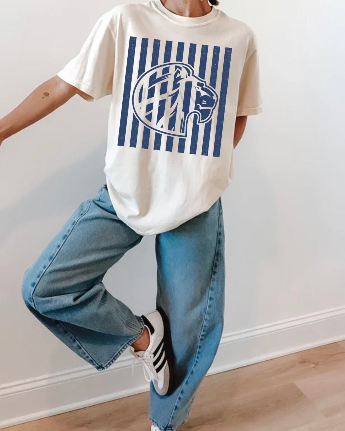 Lined Mascot Tee