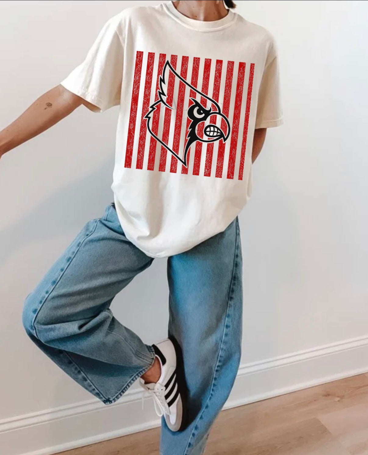 Lined Mascot Tee