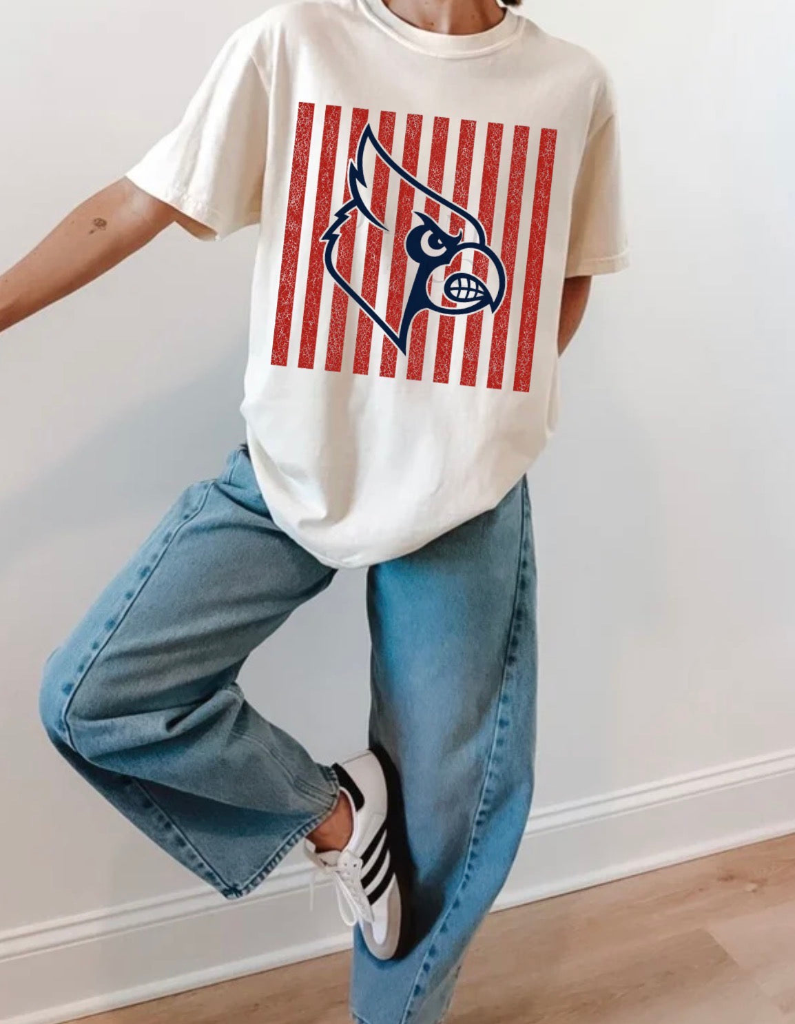 Lined Mascot Tee