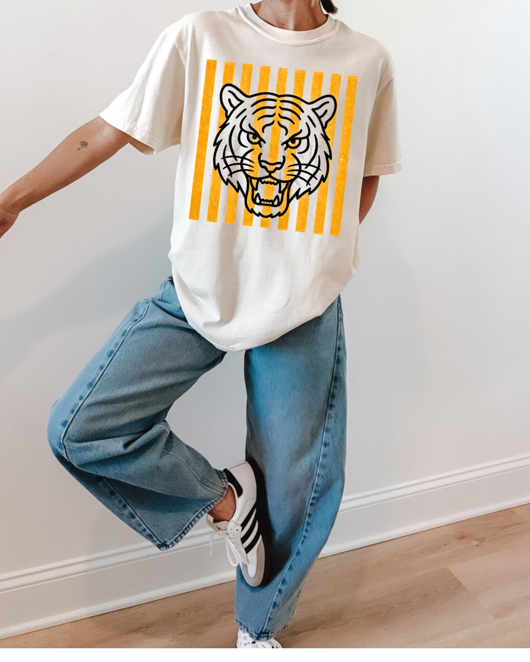 Lined Mascot Tee