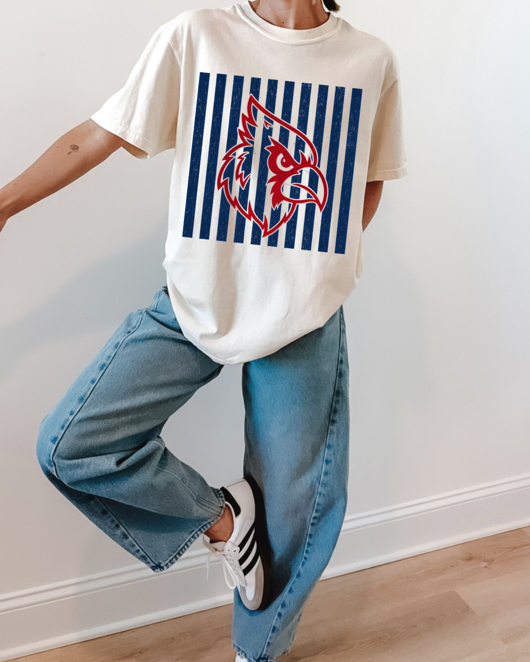Lined Mascot Tee
