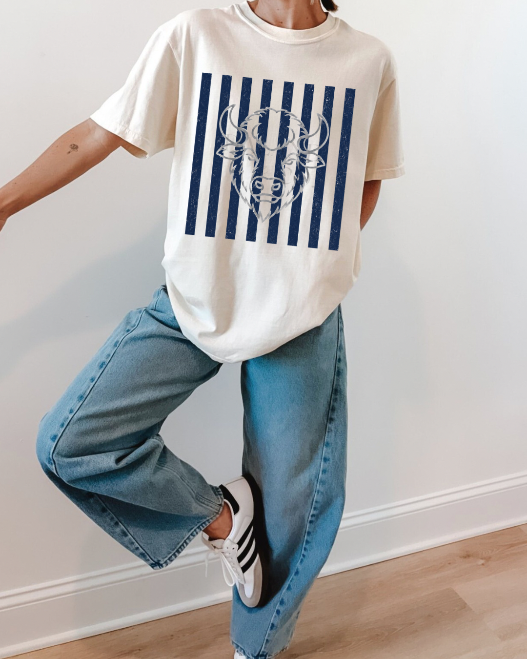 Lined Mascot Tee